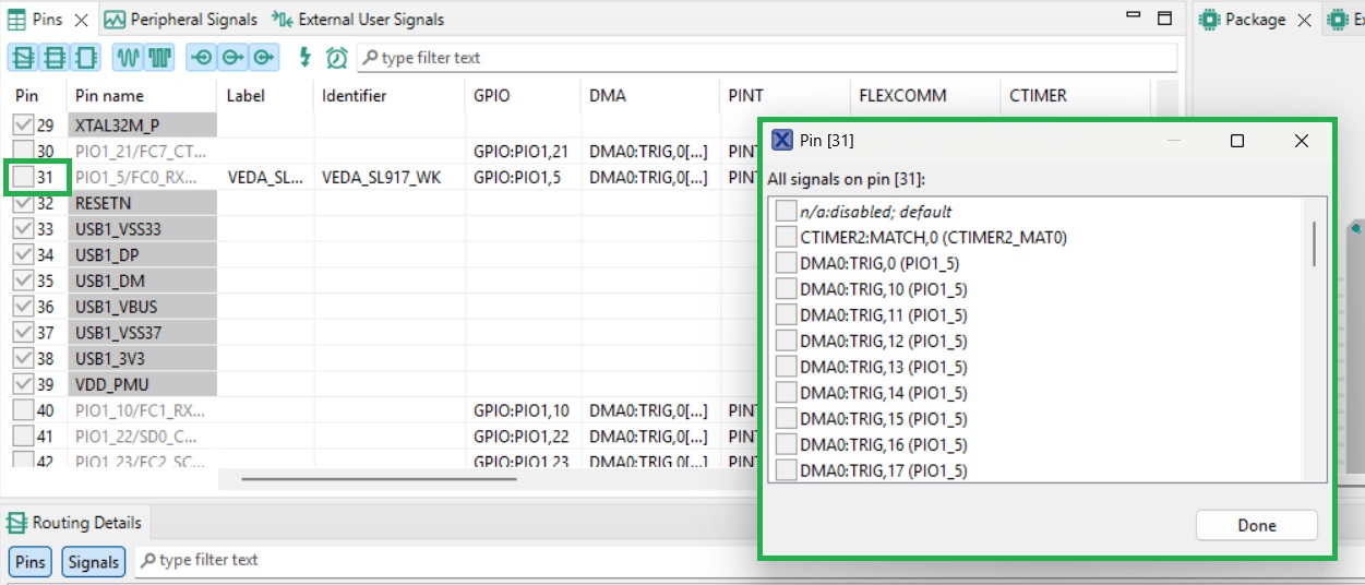 Veda917 - NXP - 029 - LPC55s28 WK pin config dialog.jpg